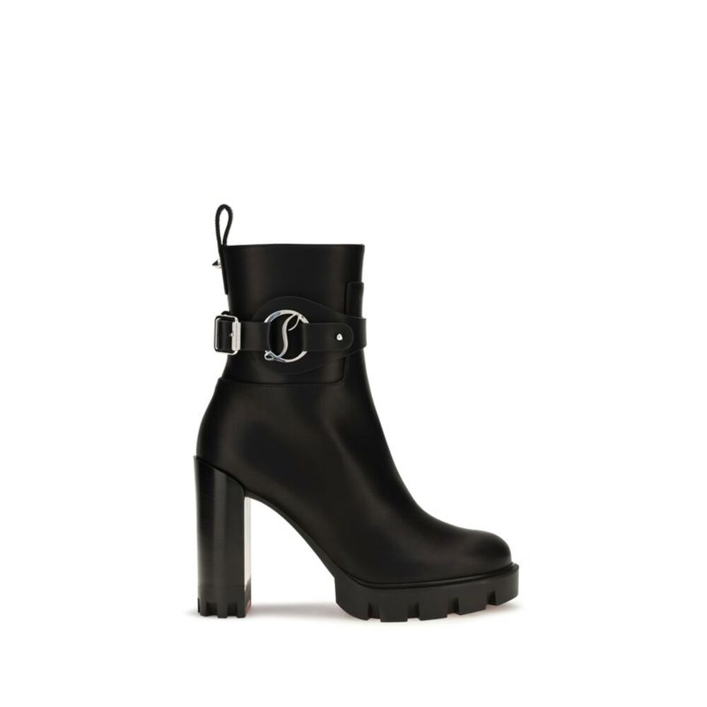 Christian Louboutin Women Dianouchette Lug Leather Ankle Boots